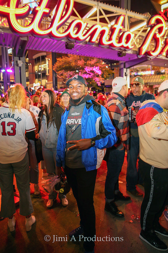 Braves Fan Rooting for Braves