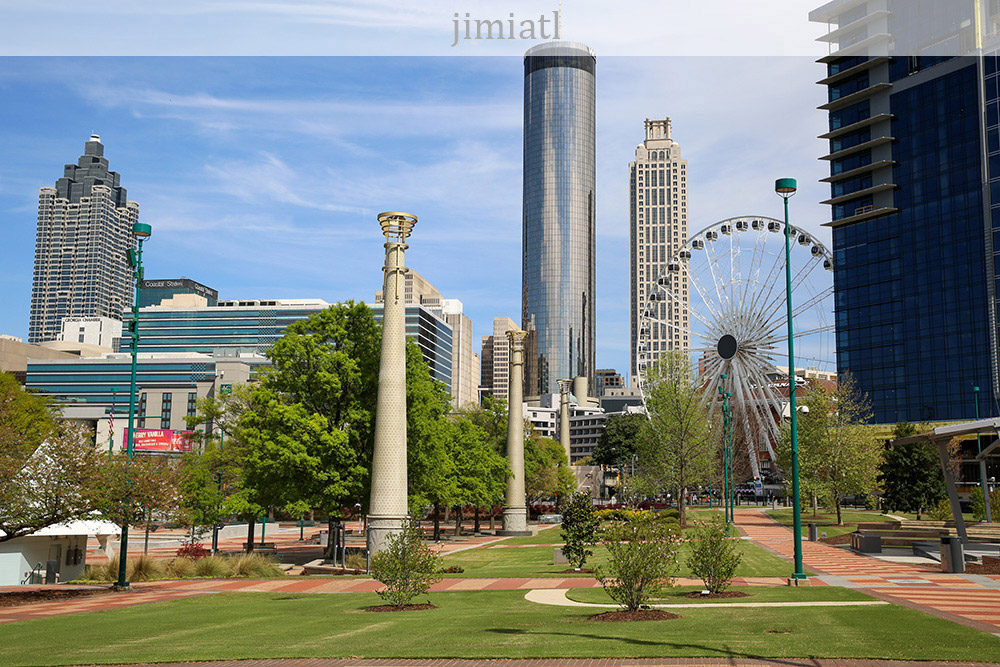 Atlanta From Centennial Park