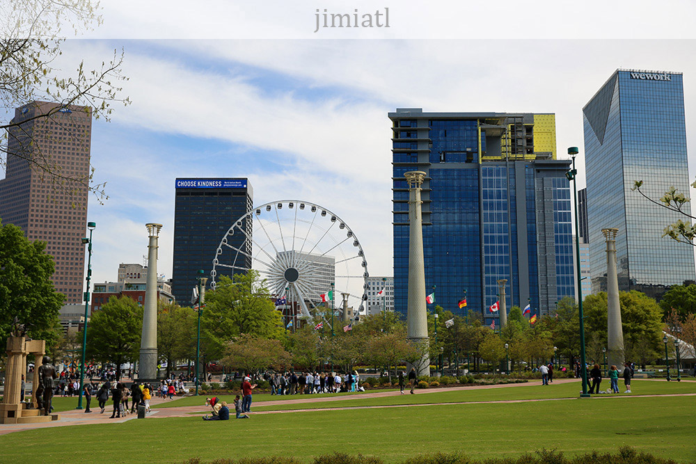 Atlanta Ferris Wheel From Centennial