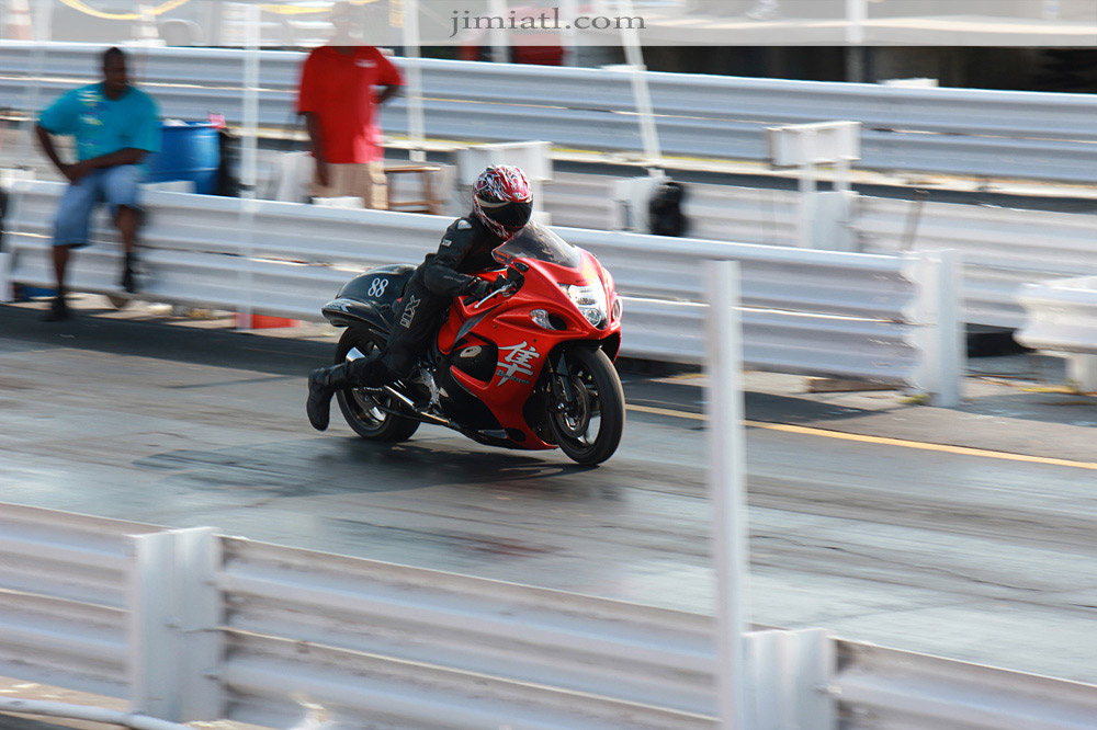 Motorcycle Racing Panning Shot