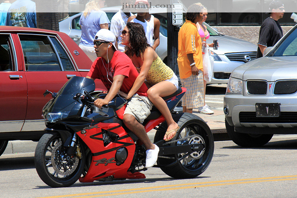 Red Honda Motorcycle