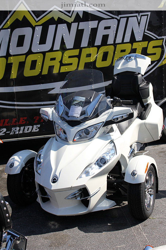 3 Wheel Motorcycle At Car Show