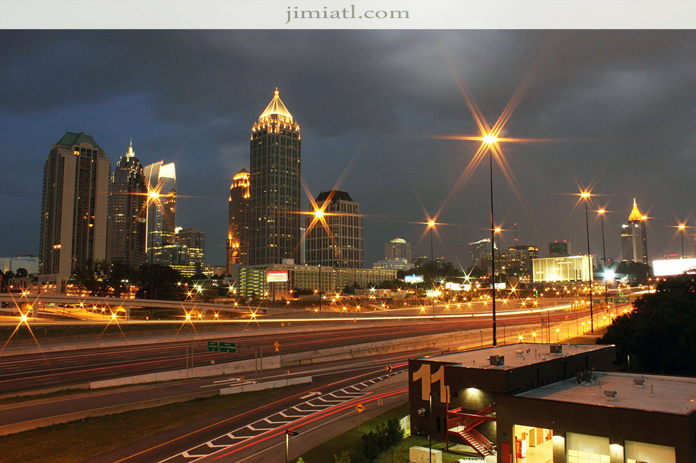 Midtown Atlanta at Night