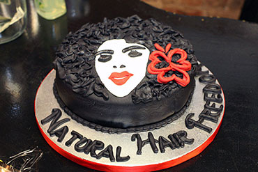 Natural Hair Cake