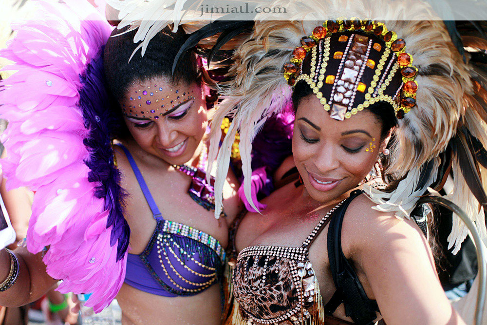 Feathered Carnival Costumes