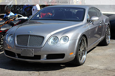 Silver Bentley