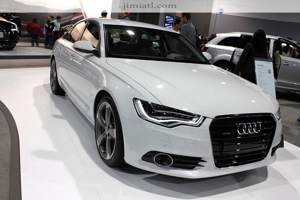 White Audi A6