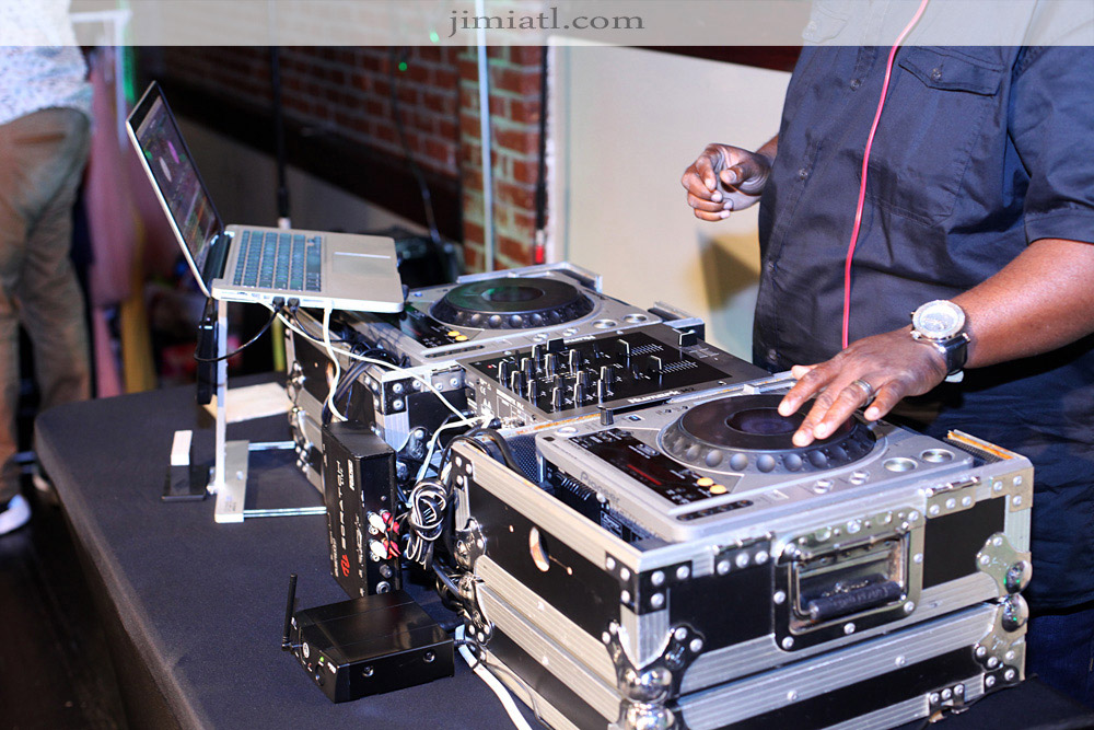 DJ Spins at Birthday Party