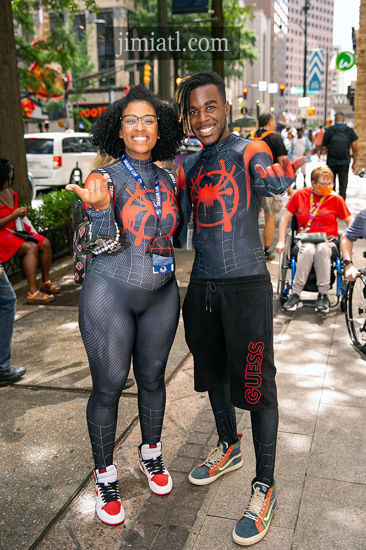 Matching Spider Man and Woman