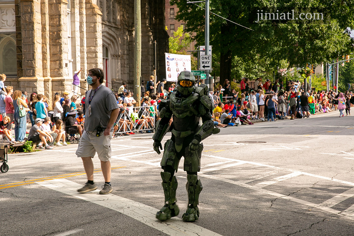 405th Infantry Member at Dragon Con