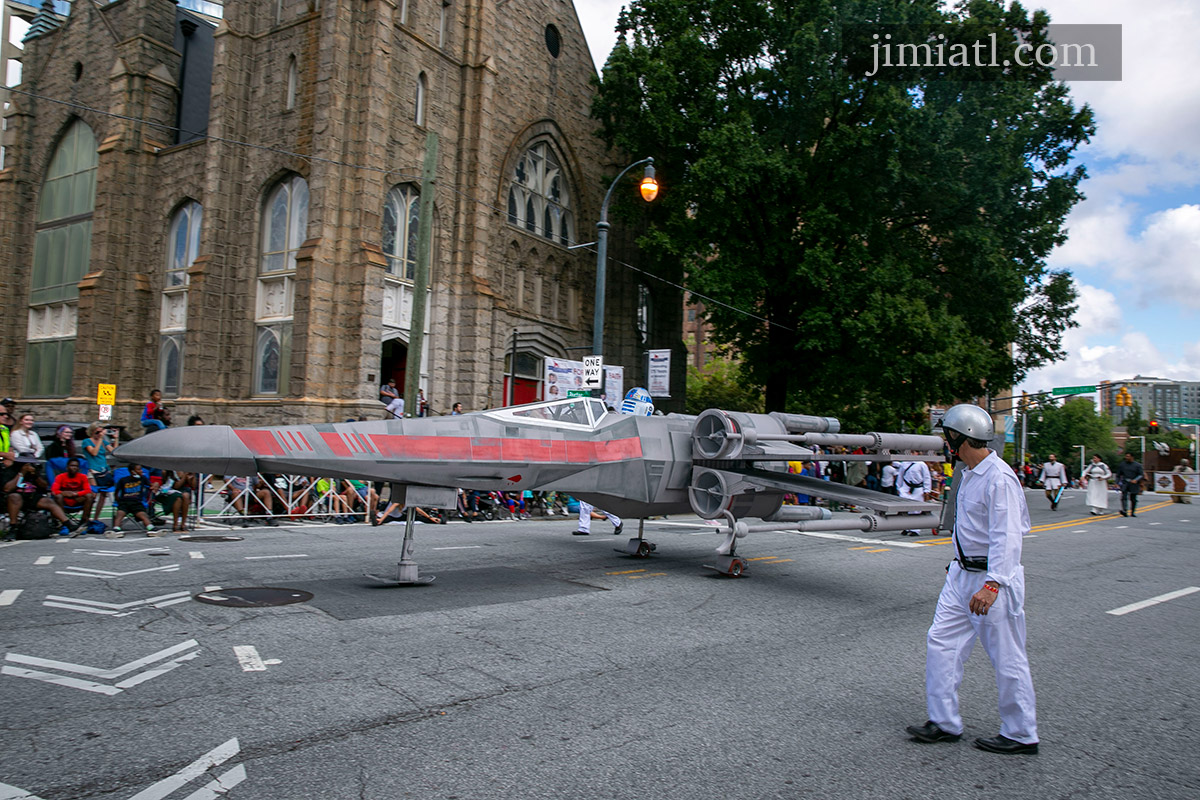 Airplane at Dragon Con Parade