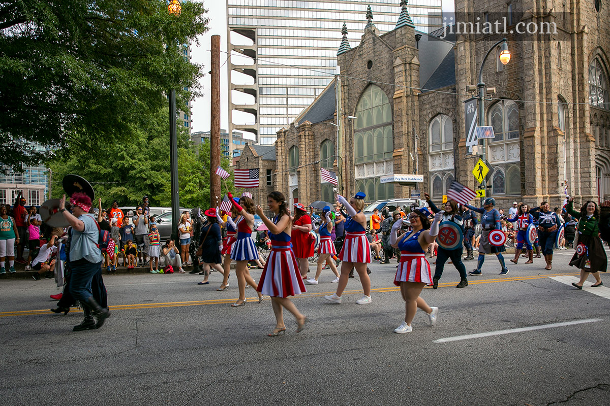 Captain America Group at Dragon Con