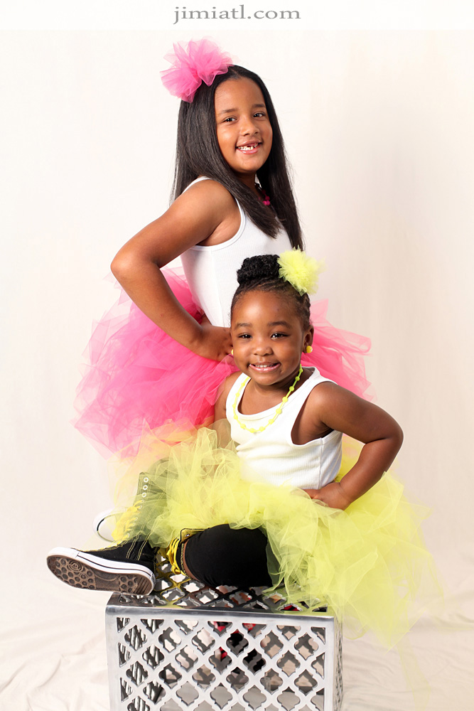 Children Smile During Photoshoot