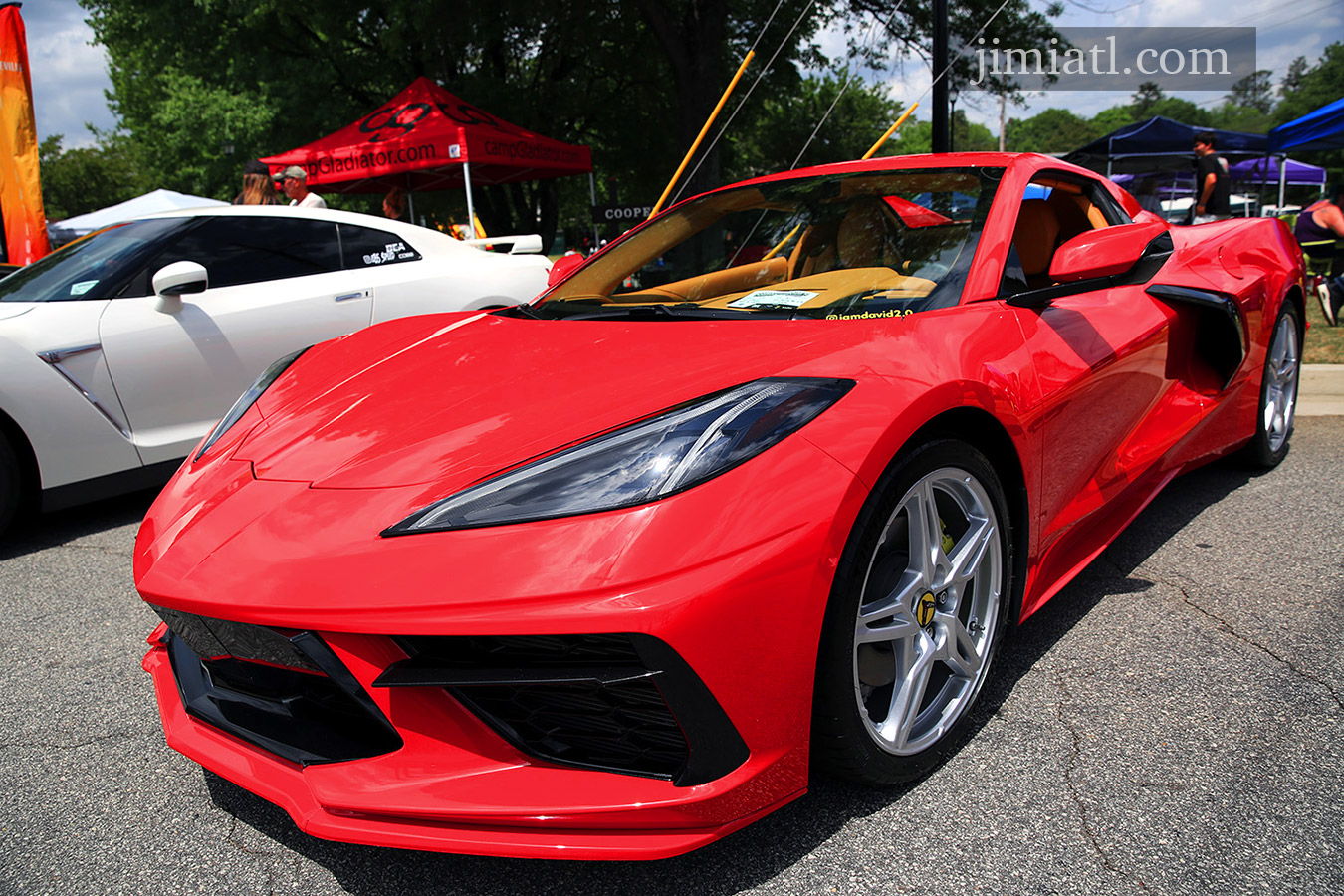 Eight generation C8 corvette at Car Show